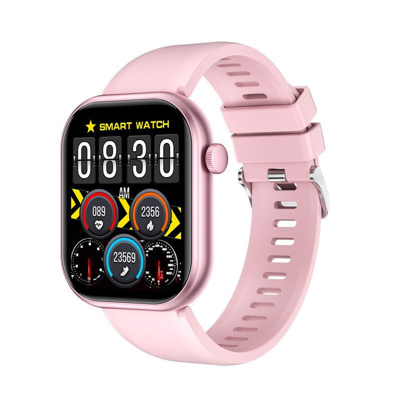 Smartwatch AriasCreative with Bluetooth calls, heart rate monitor, and a stylish steel and silicone strap.