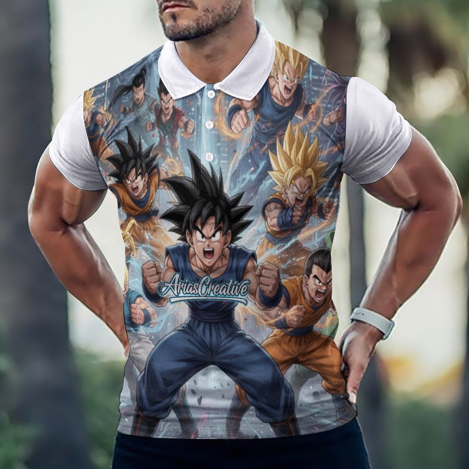 Polo Técnico "Soccer Grid" Premium Ariascreative - ariascreative