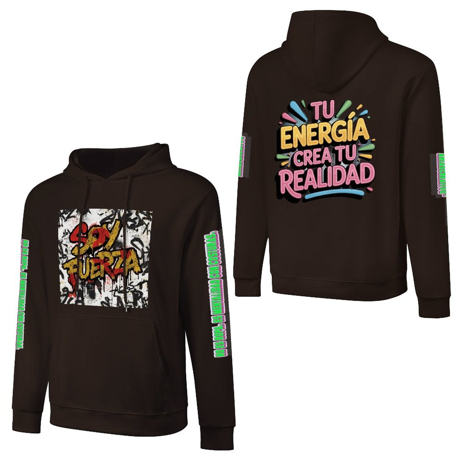 Sudadera Hombre Algodón 250gsm AriasCreative™ Bolsillo DTF - ariascreative