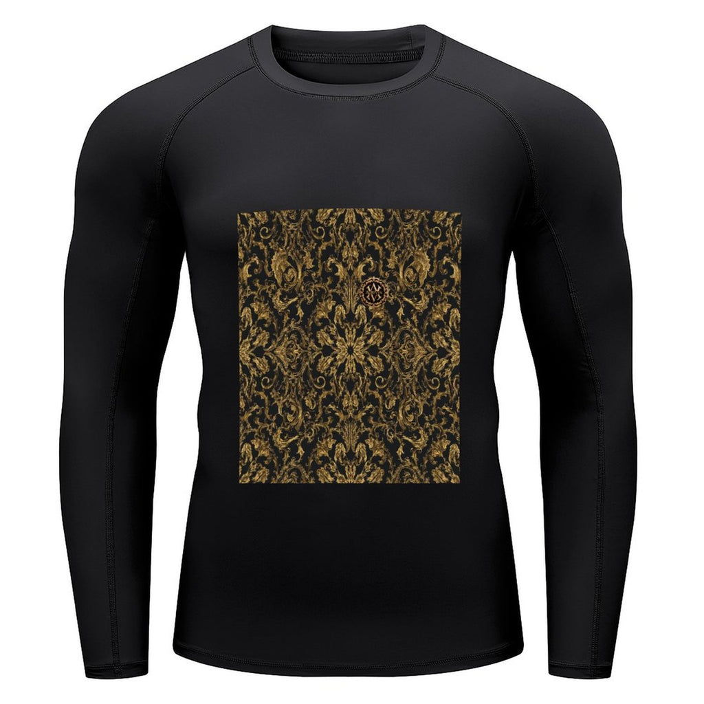 DTF 200gsm Men's Long-Sleeve Surfing Top(Front Printing) - ariascreative