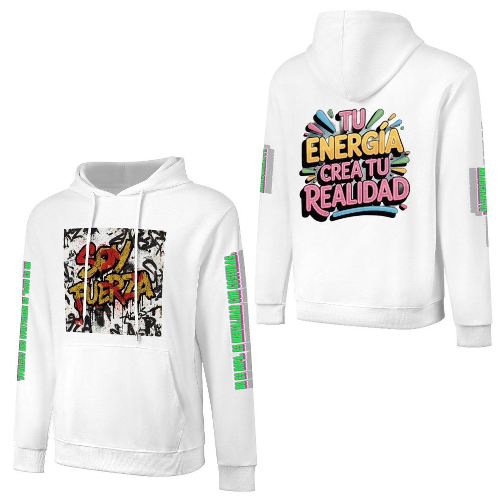 Sudadera Hombre Algodón 250gsm AriasCreative™ Bolsillo DTF - ariascreative