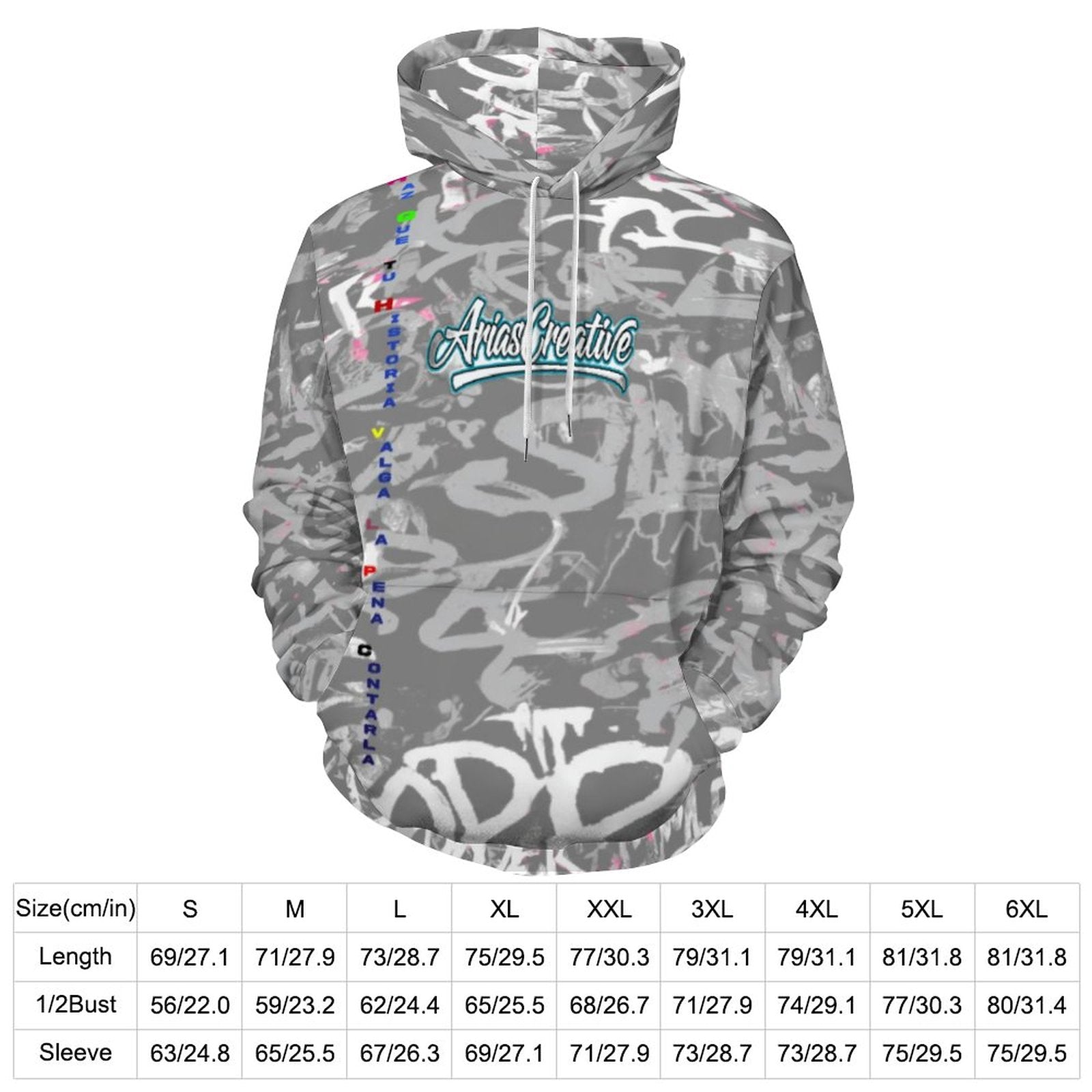 Sudadera con capucha Urban Luxury Edition de AriasCreative, estilo streetwear premium en color oscuro con detalles modernos.