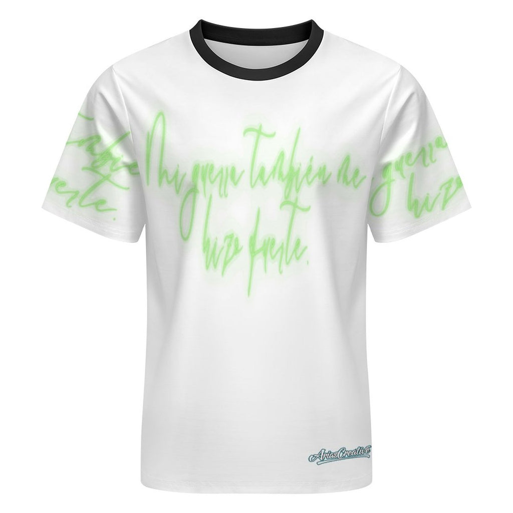 Camiseta AriasCreative Conejo Urbano Verde – Streetwear Premium 3D