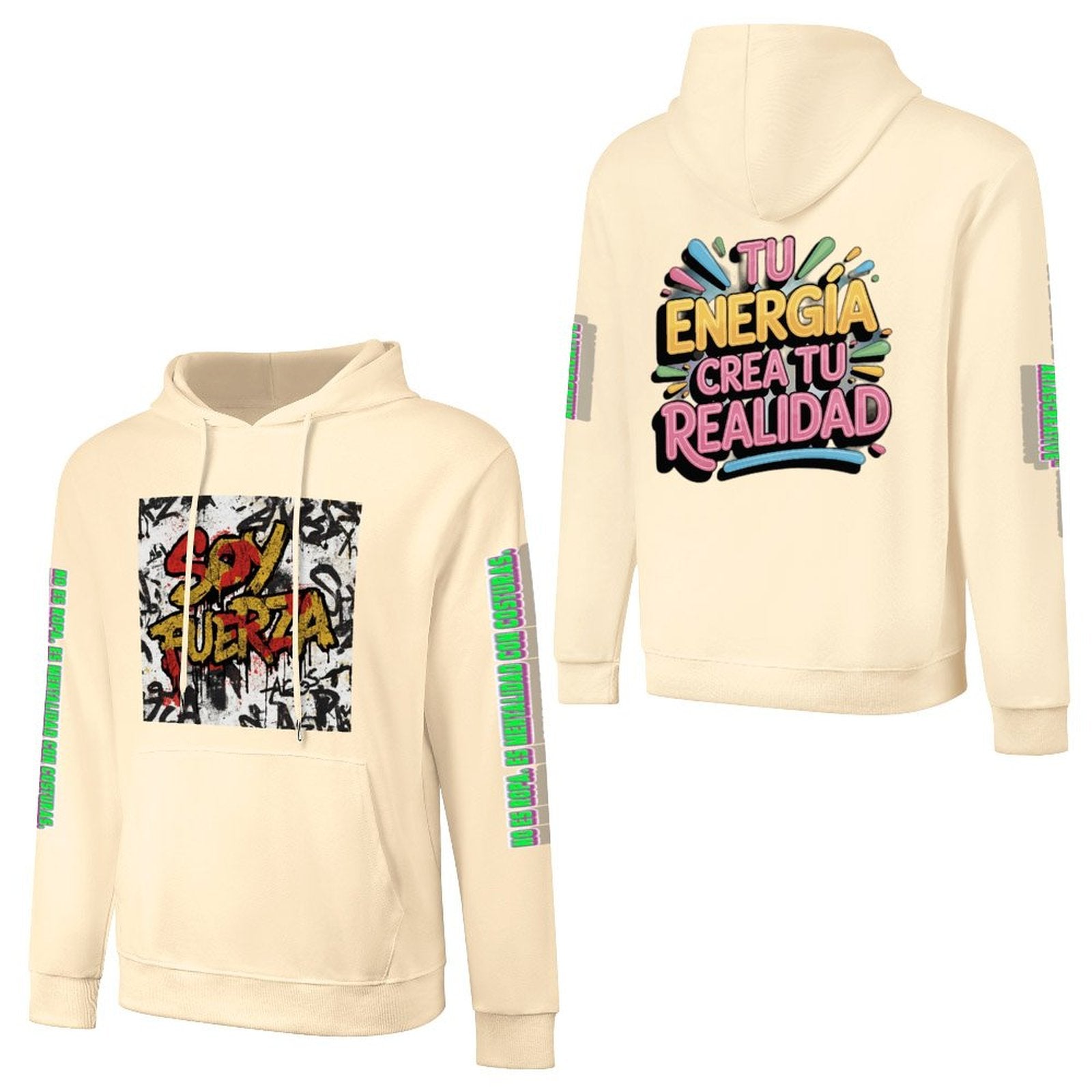 Sudadera Hombre Algodón 250gsm AriasCreative™ Bolsillo DTF - ariascreative