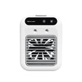 Enfriador de aire portátil AriasCreative con pantalla táctil, depósito de agua y función humidificadora para oficina y dormitorio.