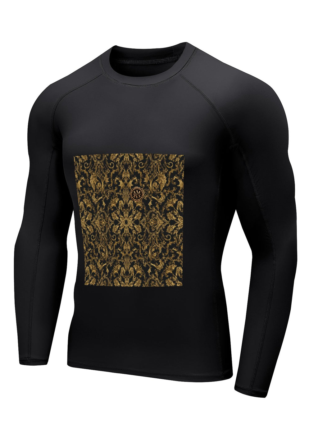 DTF 200gsm Men's Long-Sleeve Surfing Top(Front Printing) - ariascreative