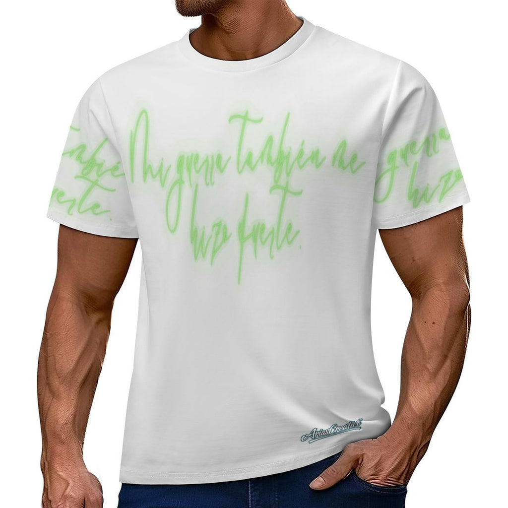 Camiseta AriasCreative Conejo Urbano Verde – Streetwear Premium 3D