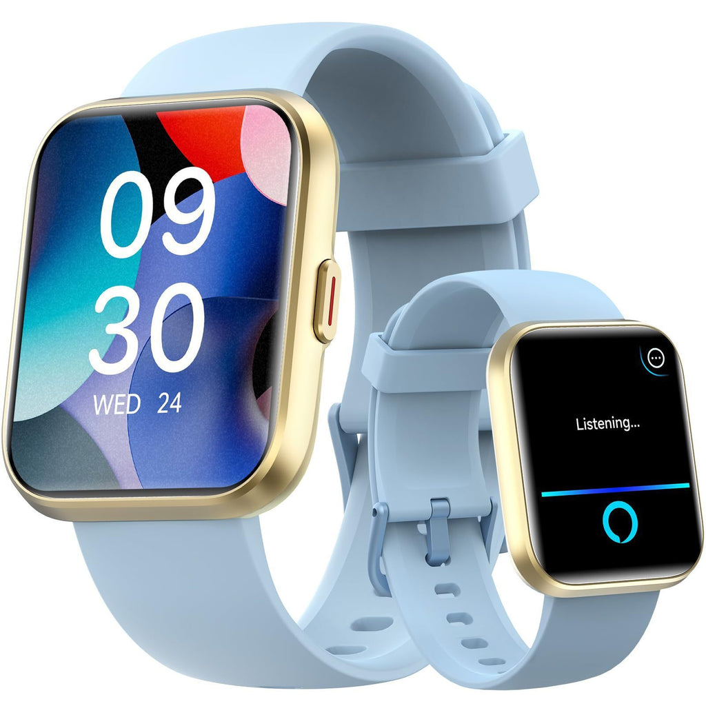 Smart Sports Watch con Llamadas Bluetooth – Monitor de Salud, Ritmo Cardíaco y Presión Arterials, martwatch con funciones avanzadas + diseño elegante AriasCreative. - ariascreative