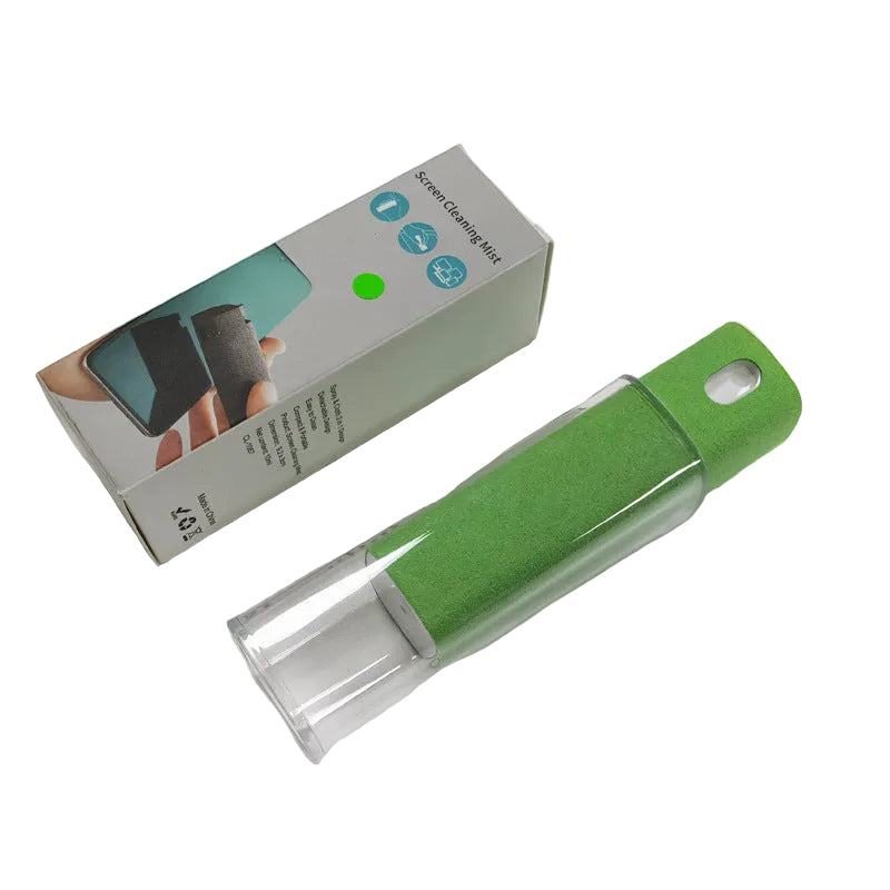 Kit de limpieza para pantallas AriasCreative con spray y paño de microfibra para móvil, tablet, portátil, TV y pantallas LED LCD OLED.